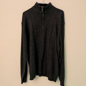 Oscar de la Renta Classic Quarter Zip Pullover